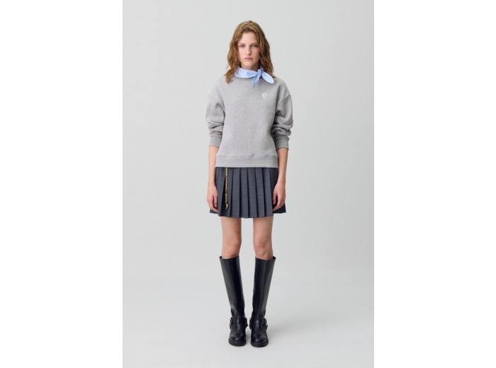 Sweatshirt col foulard
