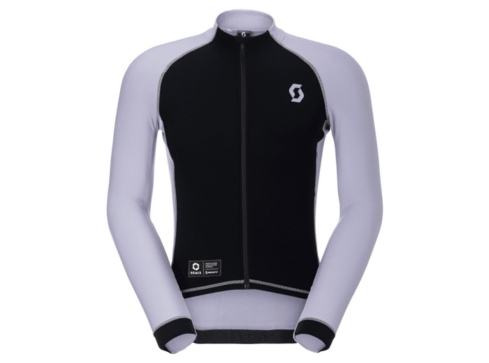 Maillot manches longues Homme RC PRO WARM REMIX Noir/Violet Chiné