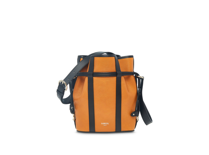 ELSA FACON IGUANA ET CUIR LISSE - Sac Seau