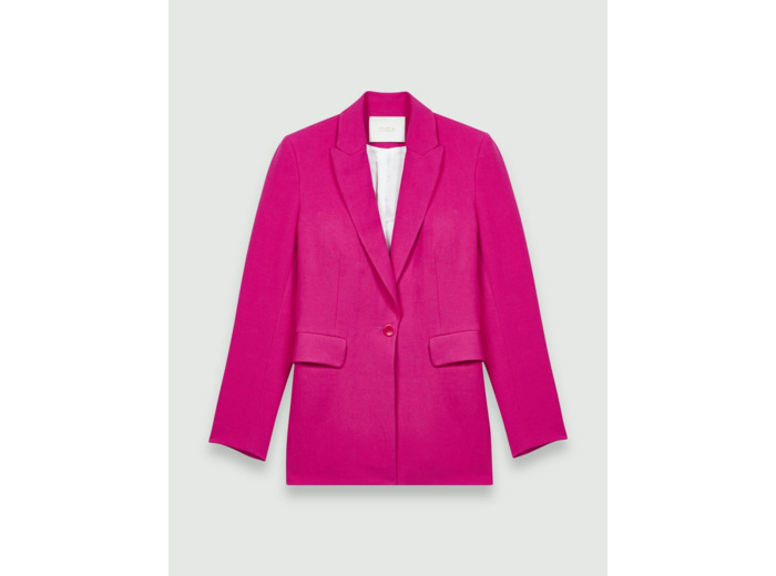 Veste de tailleur rose fuchsia