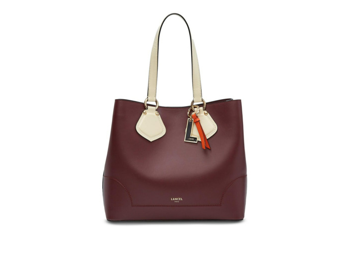Izy de Lancel - Sac cabas - Grand modèle - Cuir de vachette lisse spazzolato