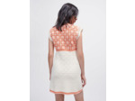 Robe en crochet bicolore