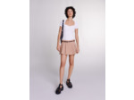 Jupe courte plissée