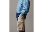 SHORTS CARGO EN COTON WAFFLE