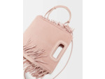 Sac M en cuir suède