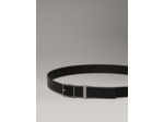 CEINTURE EN CUIR AVEC BOUCLE CARREE