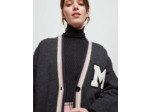 Cardigan collège patché M
