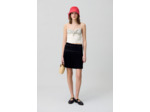 Top maille fine décolleté
