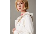 HOODIE ZIP FLEURI