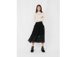 Jupe midi en tulle