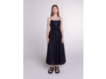 Robe à liens perlés