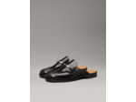 MOCASSINS EN CUIR À TALON MULE