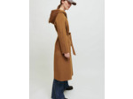 Manteau à capuche en double face