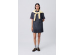 Robe courte plissée