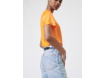 Tee-shirt en mix matières soie et coton