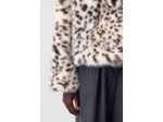 Manteau fausse fourrure léopard