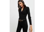 Pull décolleté à col