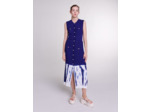 Robe longue en maille tie an dye
