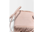 Sac M en cuir à franges