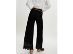 Pantalon en maille crochet