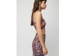 Brassière en mousseline de soie imprimée