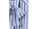 Chemise rayures col noeud