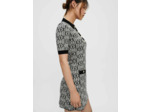 Robe en maille jacquard Clover Maje