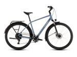 Vélo trekking TOURING ONE Bleu/Gris