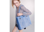 Cabas en toile denim et strass