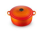 Cocotte ronde 28cm en fonte émaillée volcanique