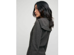 Robe en laine et coton col marin