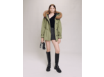 Parka courte à capuche