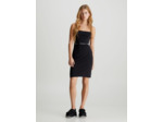ROBE BODYCON À BRETELLES ÉLASTIQUES LOGO