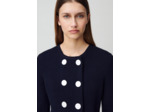 Cardigan laine mélangée boutonné