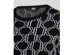 KL MONOGRAM FLARE DRESS