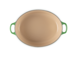 Cocotte ovale 31cm en fonte émaillée bambou