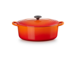 Cocotte ovale 29cm en fonte émaillée volcanique