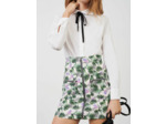 Chemise en popeline à volants