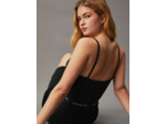 ROBE BODYCON À BRETELLES ÉLASTIQUES LOGO