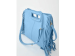 Sac M en cuir à franges
