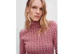 Pull ajusté en jacquard Clover Maje
