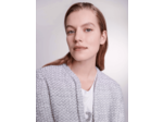 Cardigan en maille effet tweed