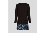 PLEATED ORCHID TSHIRT DRESS