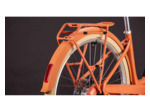 Vélo urbain électrique ARUBA HYBRID 600 Papaye/Crème