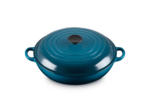 Faitout campagnard 30cm en fonte émaillée deep teal