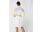 Robe chemise en coton imprimé
