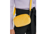 Camera-bag en velours matelassé