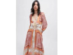 Robe en mousseline imprimé fourlard