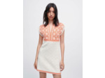 Robe en crochet bicolore