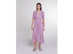 Robe longue à volants